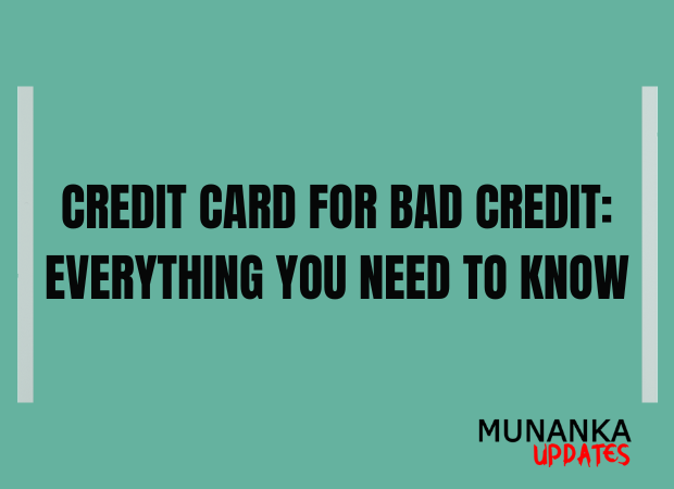 Credit card for bad credit